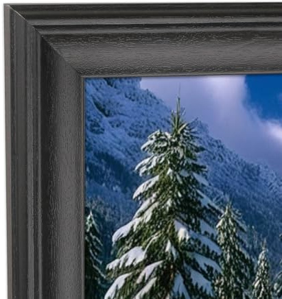 14x32 Panoramic Photo Frame Black Solid Wood Picture Frame 14x32 inch Painting Frame 14x32 inch Poster Frame(S23B1432)