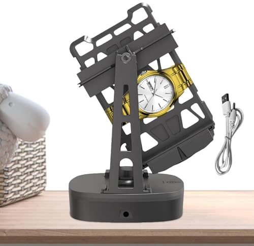 Caricatore automatico per orologio singolo – carica orologi meccanici, carica orologi singoli, espositore per orologi domestici, espositore portatile per orologi meccanici, per uso professionale e