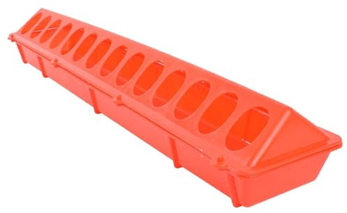 Comedero para aves de corral con tapa abatible de plástico, comedero para pájaros, dispensador de alimentos para herramientas agrícolas, bebedero para granja, faisanes, palomas