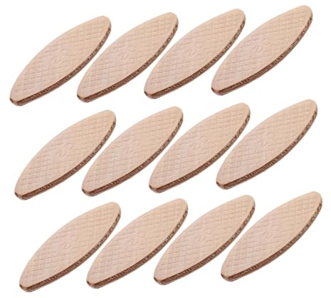 NUOBESTY 100piezas Uniones De De Milano De Madera Herramienta Para Galletas De Madera De Haya Para Proyectos De Carpintería y Ensamblaje De Muebles