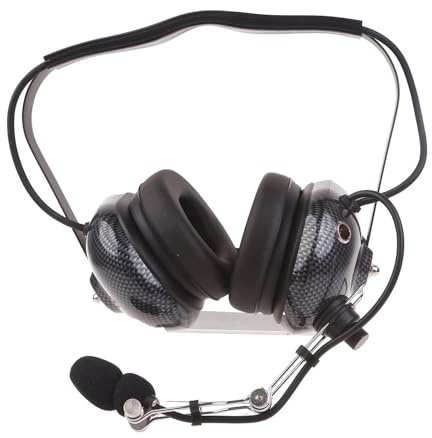 Oxxggkao Profession - Oreillette radio bidirectionnelle à 2 broches - Transmission du son clair - Casque antibruit - Entrée de 3,5 mm - Radios bidirectionnelles professionnelles - Radios numériques