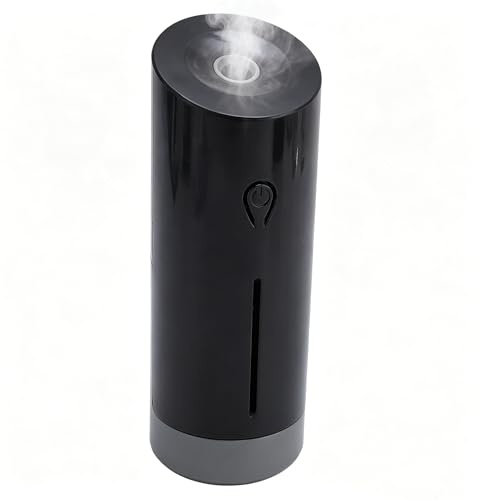Diffuseur d'huiles essentielles Silencieux, Rechargeable, Mural, avec capteur sonore, 3 minuteries, Mode de pulvérisation réglable, pour pièce de 60 m² (Chambre, Bureau)
