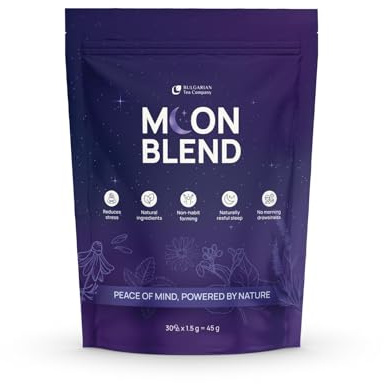 Premium GT Moon Blend Sleep Tea - Chamomile, Lavender - 30 Tea Bags
