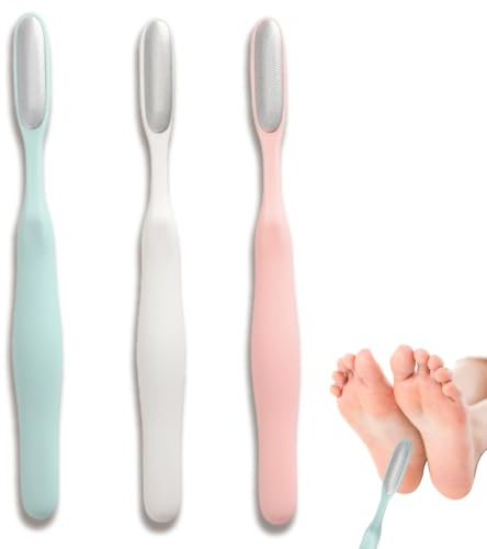3Pcs Foot Files for Hard Skin, Corn Remover for Feet Foot Scraper | Mini Foot File, Targeted Hard Skin Removal, Slim Head for Toe Gaps Reusable Foot Care Tools, Callus Removal Wet and Dry Use