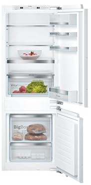 Bosch Serie 6 Einbau-Kühl-Gefrier-Kombination 157.8 x 55.8 cm KIS77AFE0 | Made in Germany, LowFrost für selteneres Abtauen, VitaFresh Box für längere Frische, variable Glasablagen im Gefrierraum