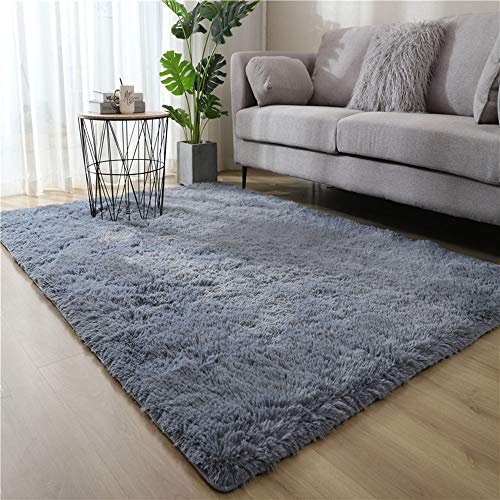MBUHJ Hochflor Teppich Wohnzimmerteppich Langflor, Hochflor Shaggy Langflor Teppich, Langflor Teppiche Modern,für Wohnzimmer Flauschig Schlafzimmer Bettvorleger Outdoor Carpet (B/4,50 x 160 cm)