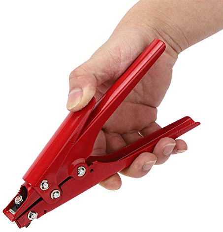 Outil De Tension De Sangle En Nylon Coupe-attache De Câble Rouge 45 Attache De Fil D'acier Coupe De Fixation Pistolet à Attache De Câble Tendeur De Sangle En Nylon Pour Couper les Fils De Câbles