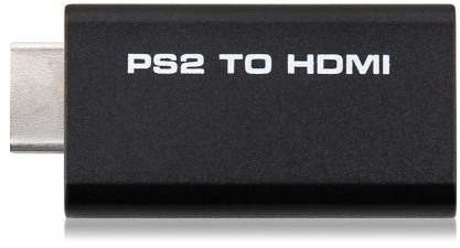 Tiuimk Convertidor PS2 a HDMI, adaptador de salida de audio y vídeo de formato digital completo para consola PS2, Plug and Play
