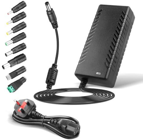 LeTaoXing 24V 4A Power Supply 96W Adapter UK AC 100-240V to DC 24 Volt 4 amp Transformer Converter Replacement 3.75A 3.5A 3.3A 3.2A 3A for Massage Chair LED Strip CCTV Camera LCD Monitor