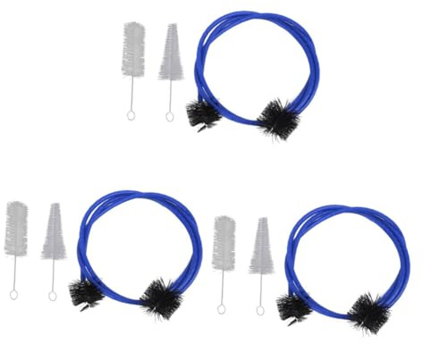 HEMOTON 3 Set Piccola Spazzola Per La Pulizia Pennello Buca Sax Strumento Sassofono Manutenzione Di Strumenti Musicali Pennello a Tromba Fornitura Di Strumenti Musicali Plastica