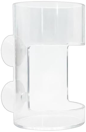 Versorgungsschlauch für – transparentes Futter für Aquarium mit Saugnapf, transparenter Schlauch für Betta | Verbesserte Sichtbarkeit von Easy Ins