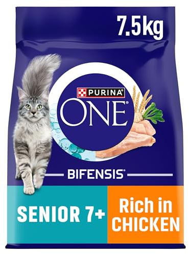 PURINA ONE Bifensis Senior 7+ Dry Cat Food Chicken 7.5kg Pack