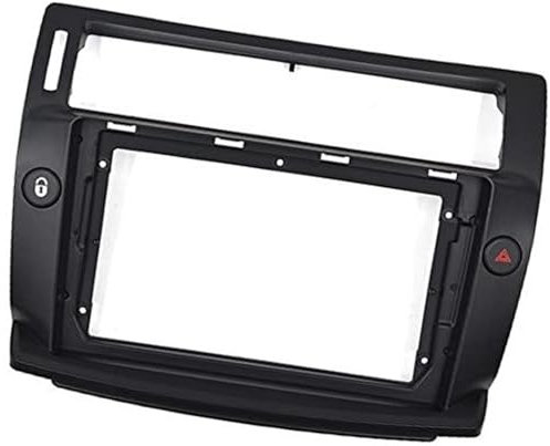 MKVAXR Pannello stereo radio 2 Din Car Radio Stereo Audio Plate Fascia Frame, for C4 Quatre 9 pollici Big Screen Auto Android Player Panel Kit di montaggio sul cruscotto Pannello cruscotto autoradio