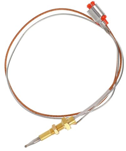 Zündsicherung für Gasbrenner, Thermoelement 1 Stück, Präzisionsdesign | Keramik Kupfer Abs, Einfache Montage, Flammenausfallschutz für Einbauherd und Gasbrenner