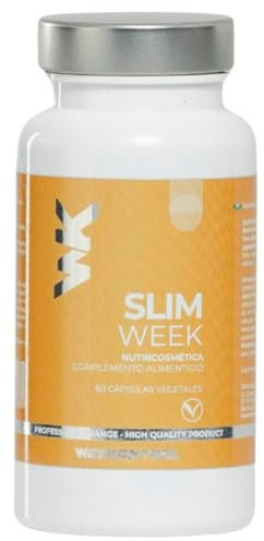 Weekontrol Bloqueador de Carbohidratos Slim Week Sin Azúcar, Sin Glúten y Apto para Veganos. Pastillas Saciantes de Apetito con Extracto de Judía Blanca para 30 Días