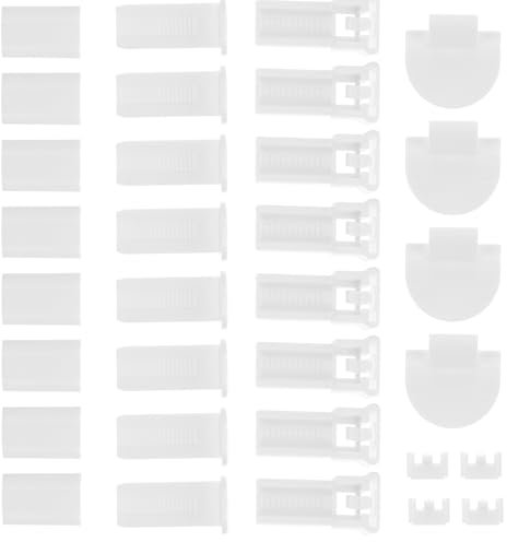 GLEAVI 32pcs Pleated Blind Repair Parts Set 20mm Vertical Blind Stem Replacements Accessories for Maintenance and Replacement