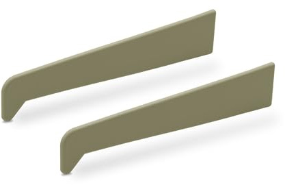 180mm Profile 22 Window & Door Sill End Caps (Pair) - Pebble Grey