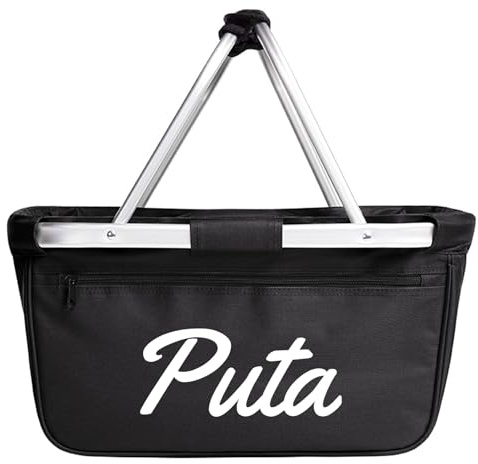 Huuraa panier Puta Panier cadeau pliable noir 20 litres Puta Présent