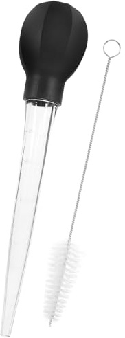 Liquid Transfer Tool Set, Portable Baster with Measurement for Baking | Black Tpe and Construction, Easy to Clean Design, Suitable for Laboratory Work and Kitchen Use