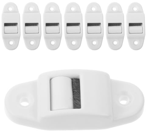 Homoyoyo 8Pcs Roller Shutter Belt Guide Rollers with Internal Brush for 14Mm Strap, Webbing Cleaner Replacement Accessories Suitable for Shutter Belt Dust Removal