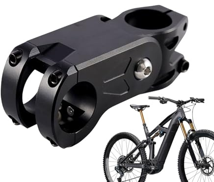 Fahrradvorbau | aus Aluminium, Anti-Vibration, Federung für Fahrradlenker, für Gravel Wandern, Training, Abenteuer im Alltag