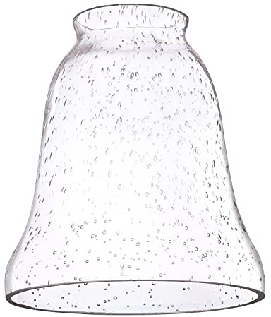 81095 Abat-Jour en cloche en Verre Granuleux Clair