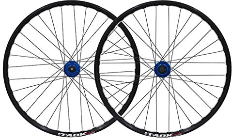 Generic Mountainbike Laufradsatz 26 Zoll MTB Felge QR Schnellspanner Scheibenbremse Fahrradräder 32H Nabe für 7/8/9/10-fach Kassette 2156g (Color : Gold,