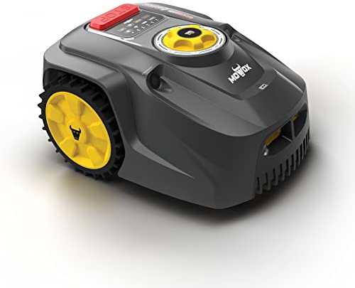 Mowox RM 1000 WIU SN - Robot cortacésped Mowox 20 V/4,0 Ah - 18 cm de Corte - Conectividad WiFi y Bluetooth hasta 30 Metros (1000 m²)