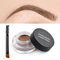 Xzeemo 3g Crema para Cejas, Pomade para Cejas, Gel Cremoso Cejas con Cepillo de Cejas (marrón claro)