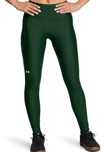 Under Armour Women's Tech High Rise Leggings, 301 Green, XL