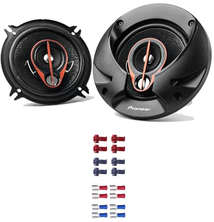 Auto Lautsprecher Boxen 13cm 3 Wege Koax 500 Watt Pioneer TS-R1350S passend für Kia Picanto 1 2004-2011 Türen Front und Heck
