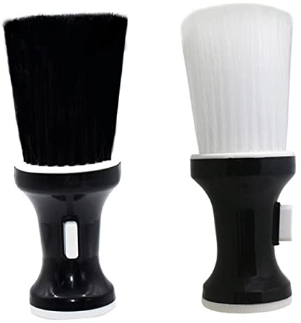 Ipetboom 2 Pièces Brosse Col Duster Pour Barbier Brosse À Cheveux Homme Nettoyage Poudre Salon Coiffure Accessoires 16.5Cm