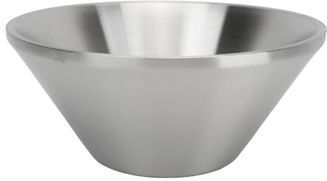 Cuencos Para Mezclar De Acero Inoxidable, Ensaladera De Acero Inoxidable, Ensaladera De Metal, Cuencos Pequeños Para Preparación De Cocina(23cm)