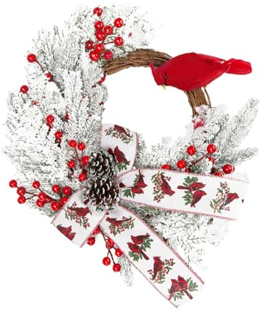 RORPOIR Haustürkranz Weihnachtsgarten-wanddekoration Weihnachtskranz Zum Aufhängen Wanddekoration Weihnachtskranz Weihnachtsgirlande