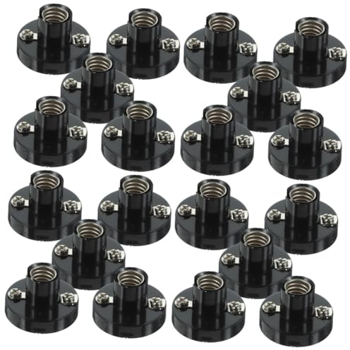 ANDRESLAD Light Bulb Socket 20 Stück E10 Spirallampenfassung 5 Stück Lampenfassung E10 Lichtsockel E12 Glühbirne Glühbirnenfassung Sockel Glühbirnenfassung Glühbirnenfassung Lichtfassung E12
