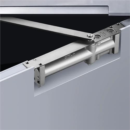 IZNIDUGK Chiudiporta Automatico Nascosto Invisibile Chiudiporta Automatico for la casa Sicurezza idraulica Chiusura Regolabile Chiudiporta Nascosto Peso 65 kg 1 Pz