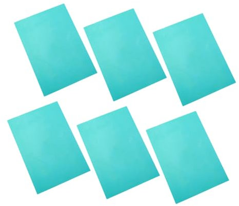 BELLIFFY 6pcs Beginner Sheets for Boys and Girls Printmaking Safe PVC Rubber Sheets