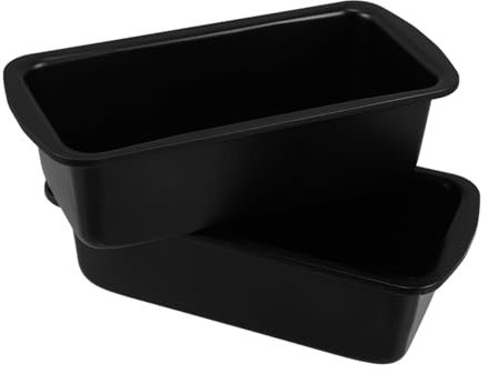 Gatuida 2piezas Molde De Pan Inoxidable Antiadherente Para Hornear Pasteles y Panes Casa Utensilios De Cocina De Profesional