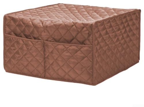 Protection anti-poussière pour micro-ondes et four équipé d'un sac de rangement pratique (marron)