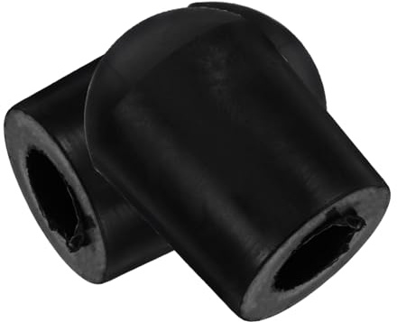 FRCOLOR 2stücke Kontrabass-stopper Aus Gummi Schutzkappen Für Endstift Schwarze Ersatz-gummistopper Für Übung Und Auftritt