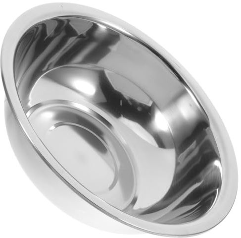 FUTUREORYY Edelstahlbecken Fußbadewanne 29cm Multifunktional Tief Und Geräumig Pflegeleichtes Metallwaschbecken Für Haushalt Und Reisen