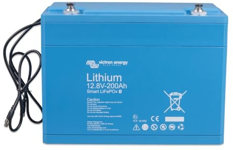 Victron Energy LiFePO4 Batterie 12,8V 200Ah Smart - Lithium-Eisenphosphat-Akku mit Bluetooth