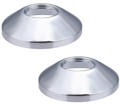 2 Rosaces Bombées pour Robinetterie Ø64 millimètres - 20x27 - Hauteur 18 millimètres NOYON & THIEBAULT