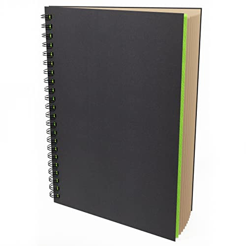 Artgecko Artgecko Shady Spiral-Skizzenbuch A4 Hochformat 220 g 35 Blatt Braun