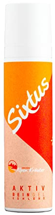 Sixtus Aktiv Beingel für schwere Beine, Erfrischendes Beingel, Gel zur Entspannung der Muskeln - 100 ml