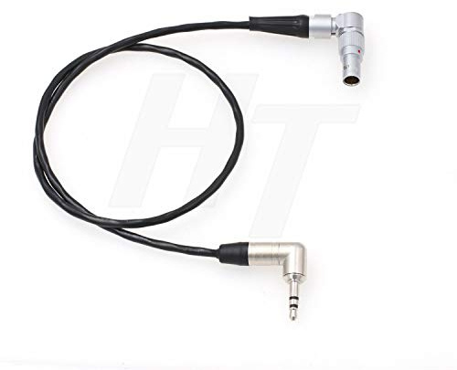 HangTon Tentacle Sync Timecode Eingangskabel für Red Komodo V-Raptor Kamera 3,5 mm auf EXT 9 Pin verstellbar rechtwinklig