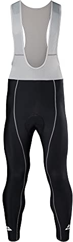 DANISH ENDURANCE Maillot de Ciclismo para Hombre, Pantalón con Tirantes, Transpirable, Secado Rápido, Negro/Gris, XXL