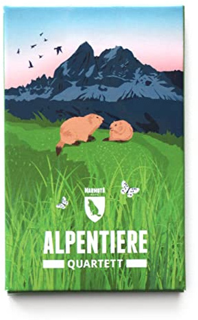 Marmota Maps Quartetto di Alpentiere - 32 animali delle Alpi