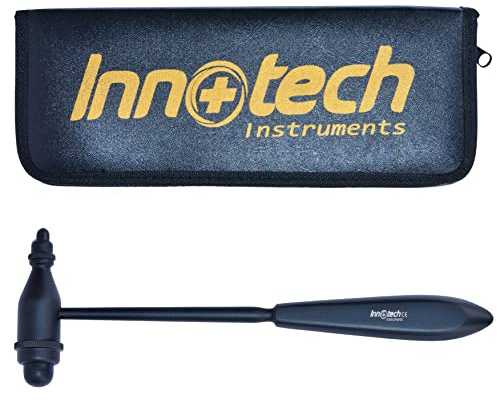 Innotech Tromner neurologischer Reflexhammer für Hautreflexe und Oberflächenreaktionen (Schwarz)