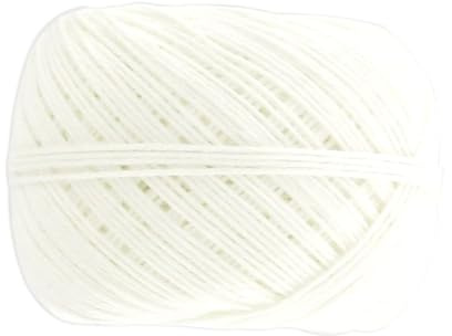 Fackelmann 2354650 Rouleau de 80 mètres de Ficelle Alimentaire, Ficelle pour rôti de Porc au Four,80 m, Blanc